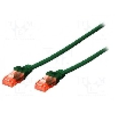 Cablu patch cord, Cat 6, lungime 0.25m, U/UTP, DIGITUS - DK-1617-0025/G