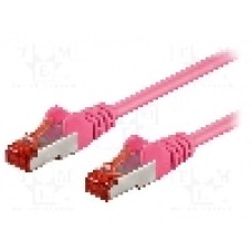 Cablu patch cord, Cat 6, lungime 0.5m, S/FTP, Goobay - 93433