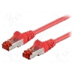 Cablu patch cord, Cat 6, lungime 0.5m, S/FTP, Goobay - 95467