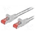 Cablu patch cord, Cat 6, lungime 0.5m, S/FTP, Goobay - 95469