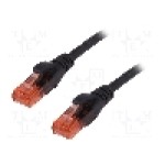 Cablu patch cord, Cat 6, lungime 0.5m, U/UTP, DIGITUS - DK-1612-005/BL Cablu patch cord, Cat 6, lungime 0.5m, U/UTP, DIGITUS - DK-1612-005/BL