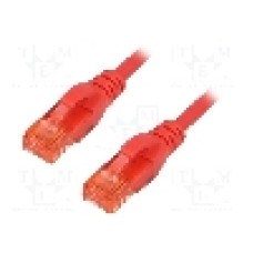 Cablu patch cord, Cat 6, lungime 0.5m, U/UTP, DIGITUS - DK-1612-005/R