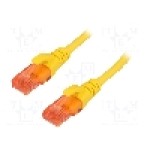 Cablu patch cord, Cat 6, lungime 0.5m, U/UTP, DIGITUS - DK-1612-005/Y Cablu patch cord, Cat 6, lungime 0.5m, U/UTP, DIGITUS - DK-1612-005/Y