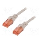 Patch cord Cat 6, U/UTP, conexiune 1:1, 10m, DIGITUS - DK-1617-100 Patch cord Cat 6, U/UTP, conexiune 1:1, 10m, DIGITUS - DK-1617-100