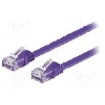 Cablu patch cord, Cat 6, lungime 1.5m, U/UTP, Goobay - 96411