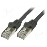 Cablu patch cord, Cat 6, lungime 1m, F/UTP, LOGILINK - CP2033S
