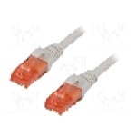 Cablu patch cord, Cat 6, lungime 1m, U/UTP, DIGITUS - DK-1612-010