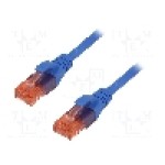 Cablu patch cord, Cat 6, lungime 1m, U/UTP, DIGITUS - DK-1612-010/B Cablu patch cord, Cat 6, lungime 1m, U/UTP, DIGITUS - DK-1612-010/B