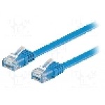 Cablu patch cord, Cat 6, lungime 1m, U/UTP, Goobay - 96401