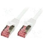 Cablu patch cord, Cat 6, lungime 2m, S/FTP, LOGILINK - CQ2052S