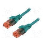 Cablu patch cord, Cat 6, lungime 2m, U/UTP, DIGITUS - DK-1612-020/G