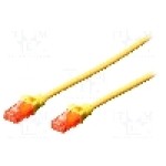 Patch cord Cat 6, U/UTP, conexiune 1:1, 2m, DIGITUS - DK-1617-020/Y Patch cord Cat 6, U/UTP, conexiune 1:1, 2m, DIGITUS - DK-1617-020/Y