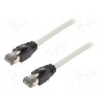 Cablu patch cord, Cat 8.1, lungime 0.5m, S/FTP, LOGILINK - CQ8022S