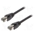 Cablu patch cord, Cat 8.1, lungime 0.5m, S/FTP, LOGILINK - CQ8023S