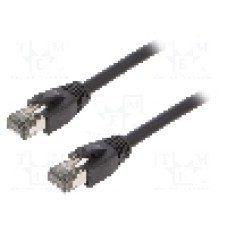 Cablu patch cord, Cat 8.1, lungime 0.5m, S/FTP, LOGILINK - CQ8023S