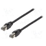 Cablu patch cord, Cat 8.1, lungime 10m, S/FTP, LOGILINK - CQ8093S