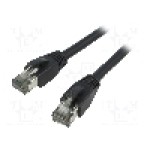 Cablu patch cord, Cat 8.1, lungime 1m, S/FTP, LOGILINK - CQ8033S