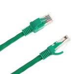 PATCHCORD UTP CAT 6E 10M VERDE INTEX - KOM0151