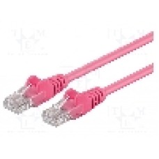 Patch cord Cat 5e, U/UTP, conexiune 1:1, 0.25m, Goobay - 95200