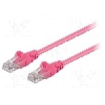 Patch cord Cat 5e, U/UTP, conexiune 1:1, 0.5m, Goobay - 95214