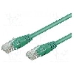 Patch cord Cat 5e, U/UTP, conexiune 1:1, 10m, Goobay - 68348