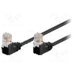 Patch cord Cat 5e, U/UTP, conexiune 1:1, 10m, Goobay - 96090