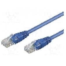 Patch cord Cat 5e, U/UTP, conexiune 1:1, 15m, Goobay - 68350