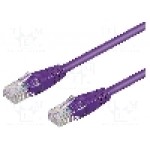Patch cord Cat 5e, U/UTP, conexiune 1:1, 15m, Goobay - 95225