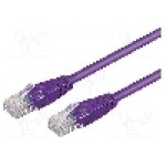 Patch cord Cat 5e, U/UTP, conexiune 1:1, 1.5m, Goobay - 95563