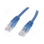 Patch cord Cat 5e, U/UTP, conexiune 1:1, 1.8m, QOLTEC - 52318