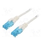Patch cord Cat 5e, U/UTP, conexiune 1:1, 2m, DIGITUS - DK-1511-020/WH