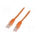 Patch cord Cat 5e, U/UTP, cross-over, 5m, QOLTEC - 52302