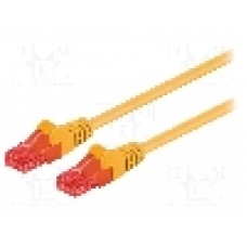 Patch cord Cat 6, U/UTP, conexiune 1:1, 0.5m, Goobay - 68433