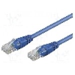 Patch cord Cat 6, U/UTP, conexiune 1:1, 10m, Goobay - 68442