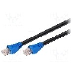 Patch cord Cat 6, U/UTP, conexiune 1:1, 15m, Goobay - 94391