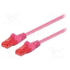 Patch cord Cat 6, U/UTP, conexiune 1:1, 2m, Goobay - 96270