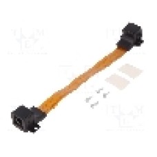 Patch cord {{Categoria Ethernet}}, {{Subtip cablu}}, ultrasubţire, 0.3m, Goobay - 71412