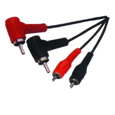 CABLU 2RCA-2RCA 3M MUFA 90GR-MUFA DREAPTA - KPO2662-3