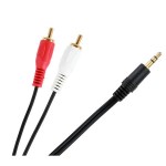 CABLU 3.5 STEREO TATA - 2XRCA TATA 1.5M - KPO2748-1.5