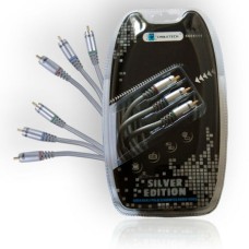 CABLU 3RCA-3RCA 1.8M SILVER EDITION - KPO3853-1.8