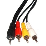 CABLU JACK 2.5MM 4CONTACTE -3 RCA - KPO2854-1.5