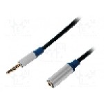 Cablu Jack - Jack, 3m, LOGILINK - BASE30