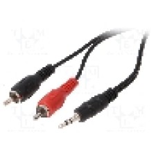 Cablu Jack - RCA, 10m, BQ CABLE - BQC-JPS2RP-1000