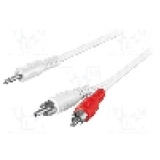 Cablu Jack - RCA, 10m, Goobay - 69892