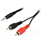 Cablu Jack - RCA, 15m, BQ CABLE - BQC-JPS2RP-1500