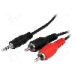Cablu Jack - RCA, 3m, BQ CABLE - BQC-JPS2RP-0300