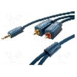 Cablu Jack - RCA, 3m, CLICKTRONIC - 70468