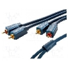Cablu RCA - RCA, 0.5m, CLICKTRONIC - 70376 Cablu RCA - RCA, 0.5m, CLICKTRONIC - 70376