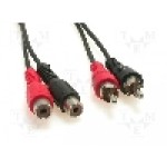 Cablu RCA - RCA, 1.5m, Goobay - 50025
