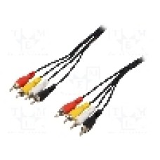 Cablu RCA - RCA, 1.5m, Goobay - 50033